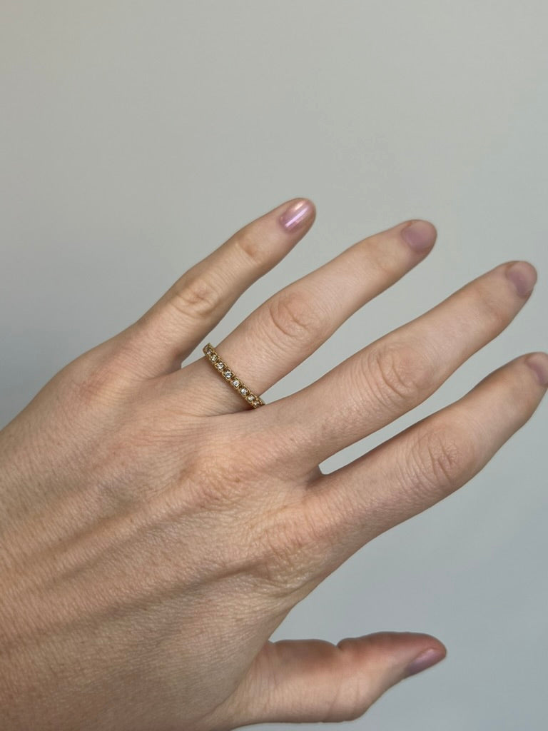 Squared Diamond Band