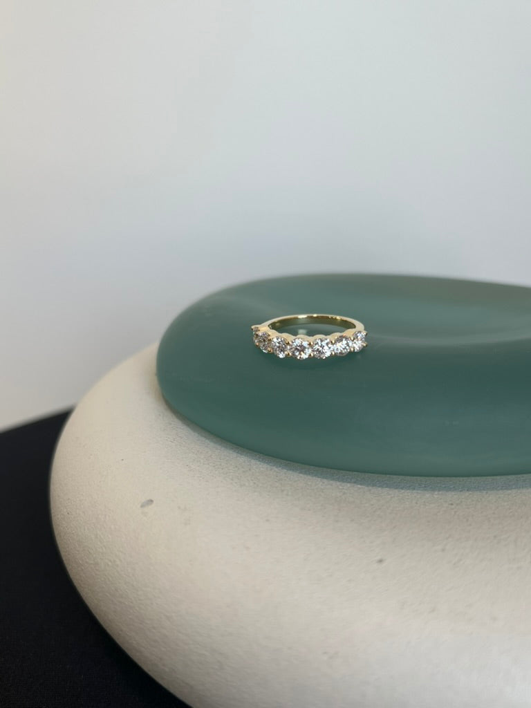 1.78 ct Lab Diamond 7 Stone Ring