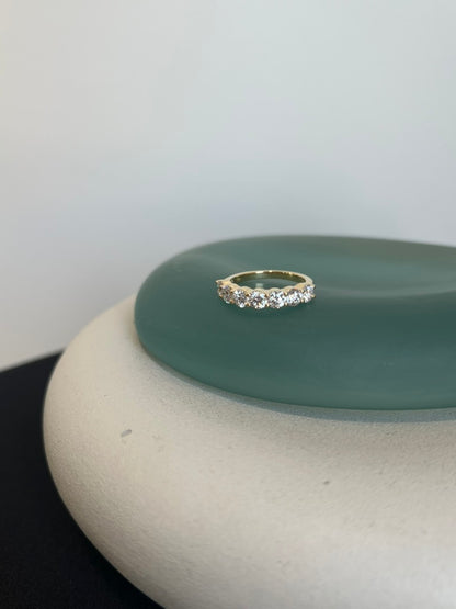 1.78 ct Lab Diamond 7 Stone Ring