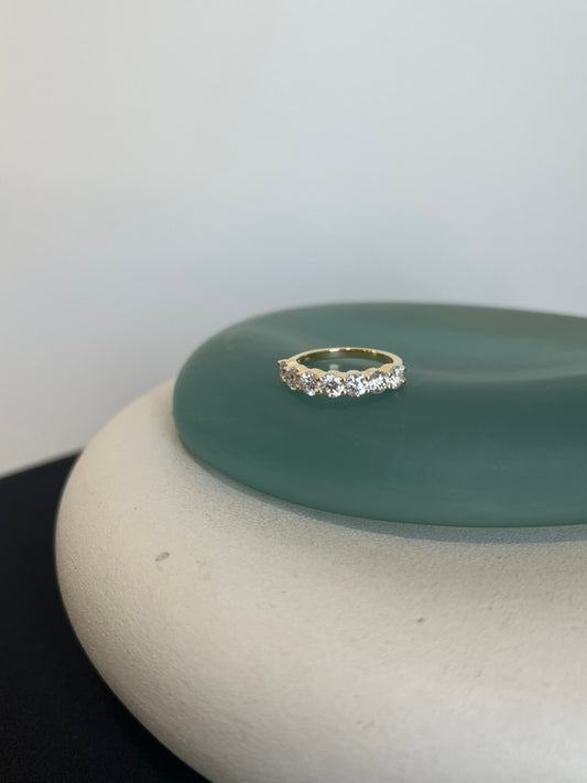 1.78 ct Lab Diamond 7 Stone Ring