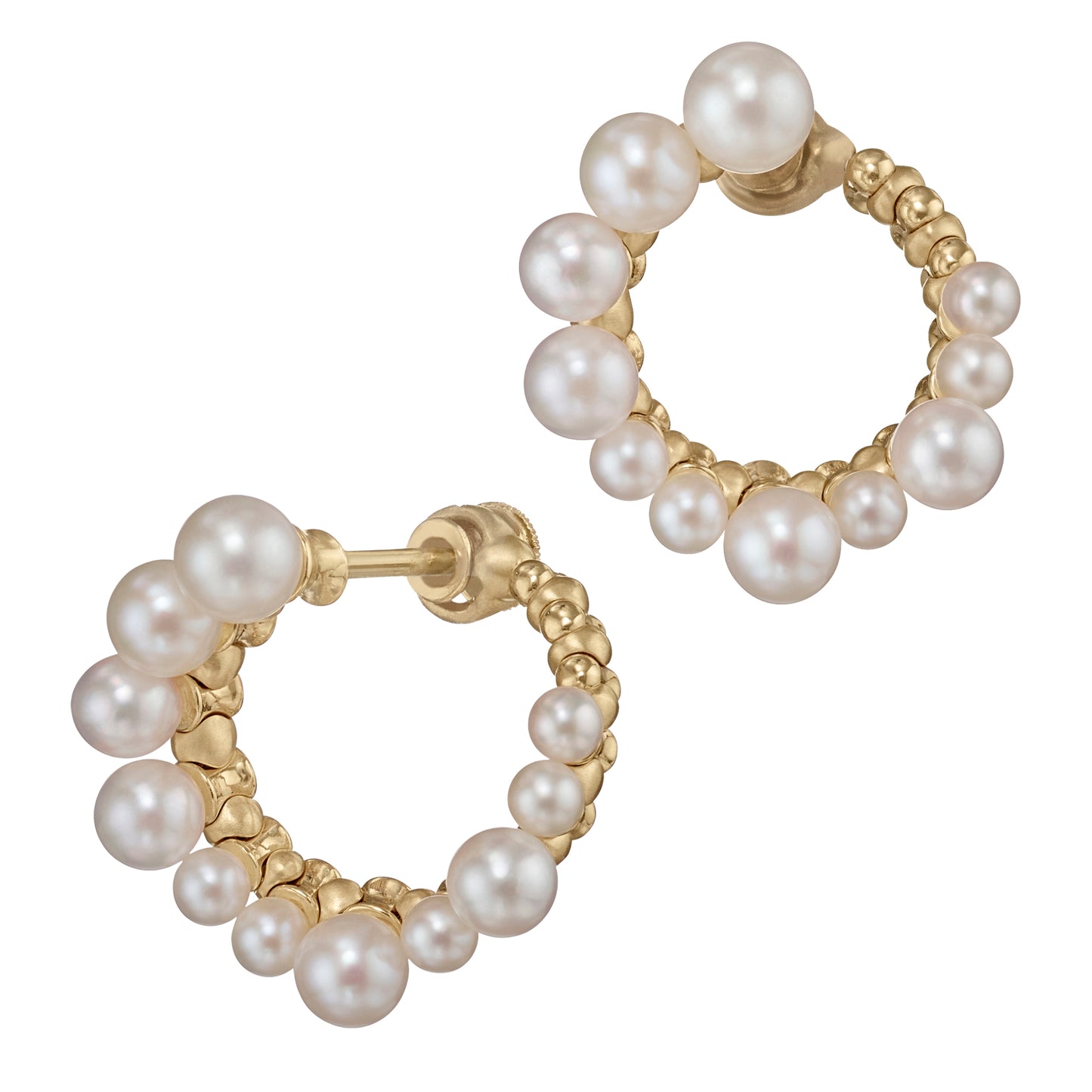 Freshwater Pearl Hoop Earrings