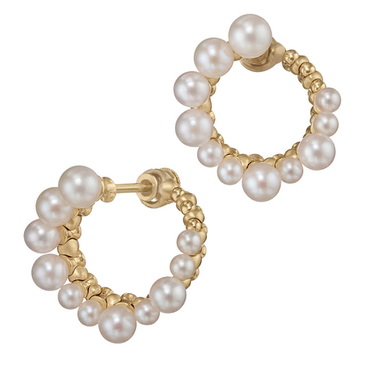 Freshwater Pearl Hoop Earrings