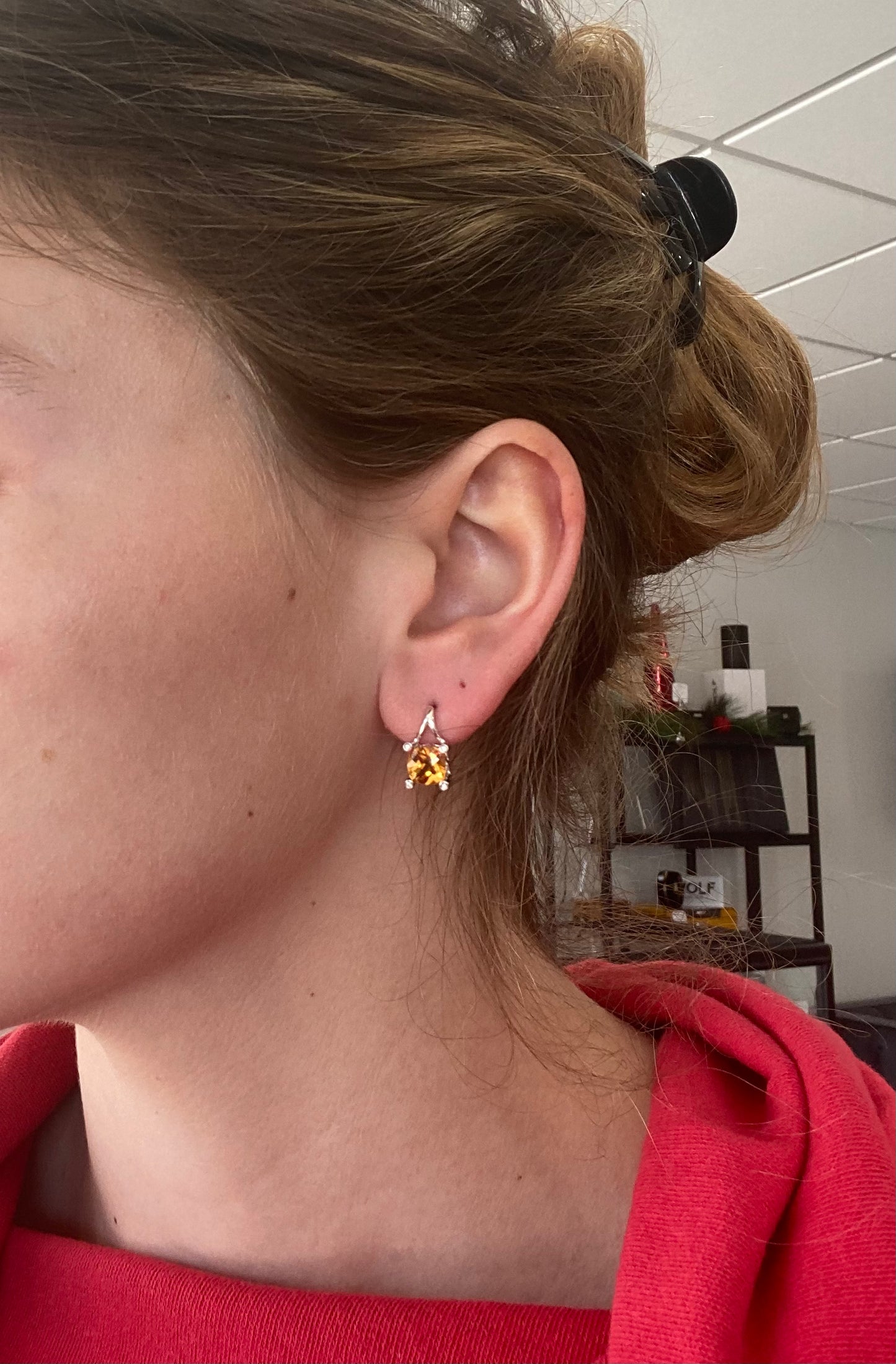 Citrine Drop Earrings