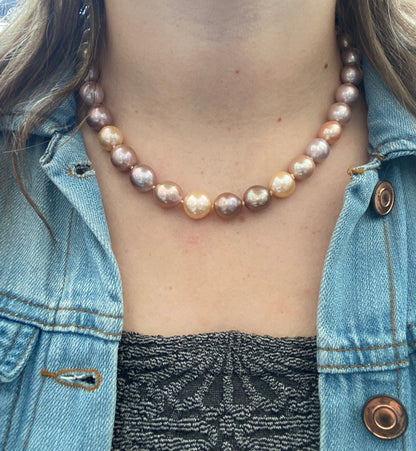 Edison Pearl Mixed Hue Strand