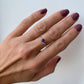 Amethyst and Diamond Ring