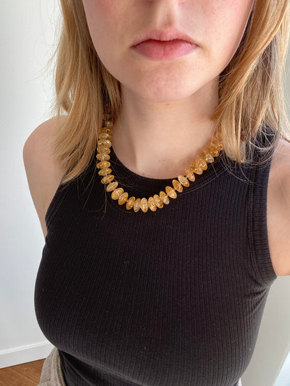 Citrine Roundel Necklace