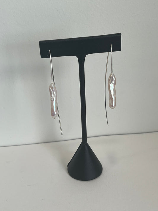Stick Pearl Earrings