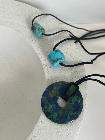 Turquoise Lariat Necklace
