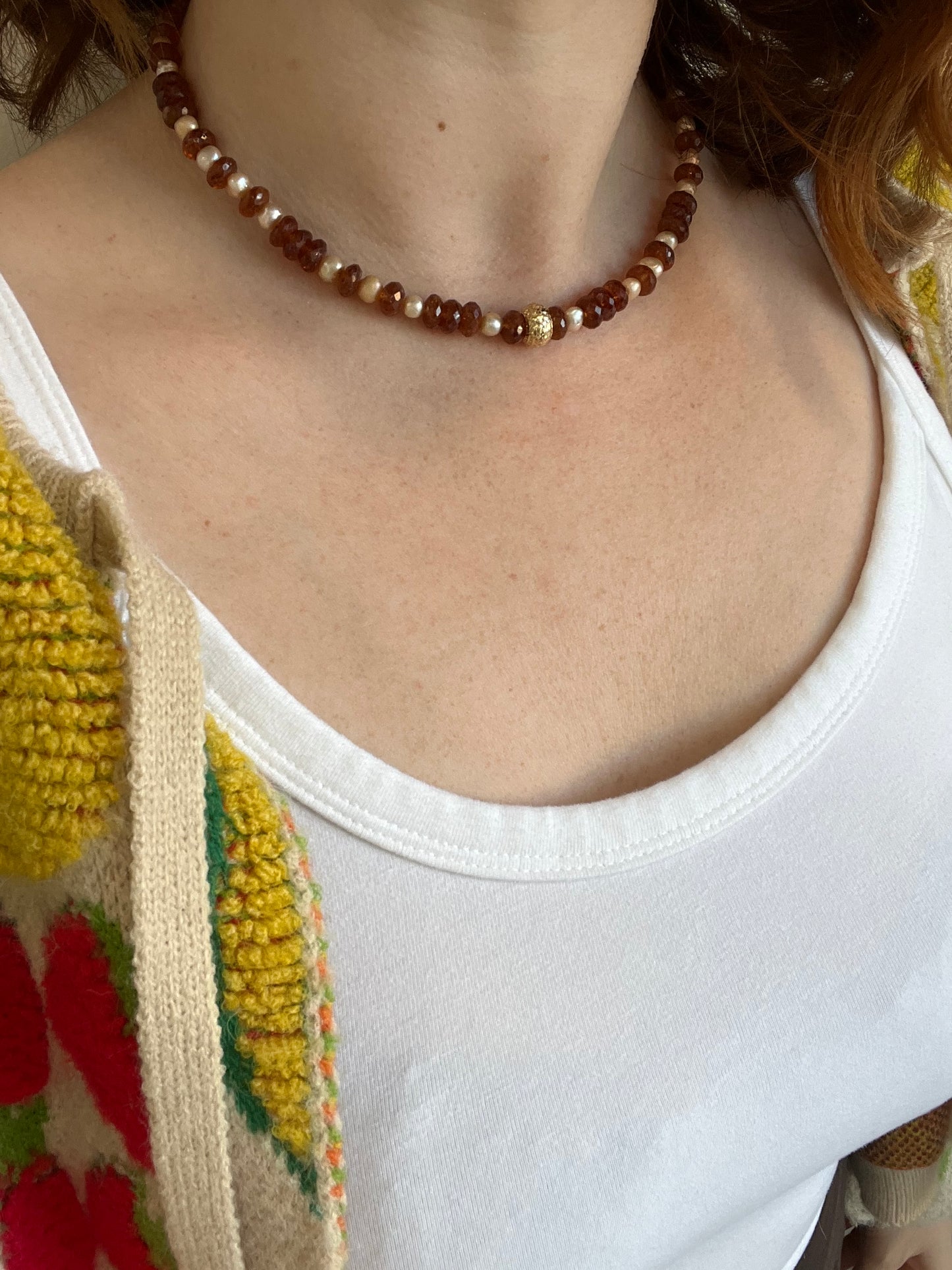 Pearl and Quartz Necklace