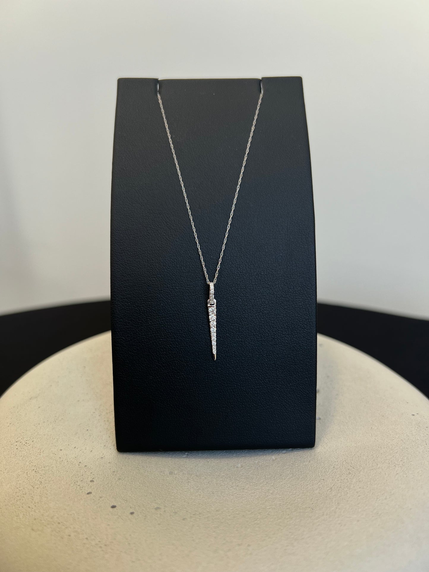 Diamond Spear Necklace