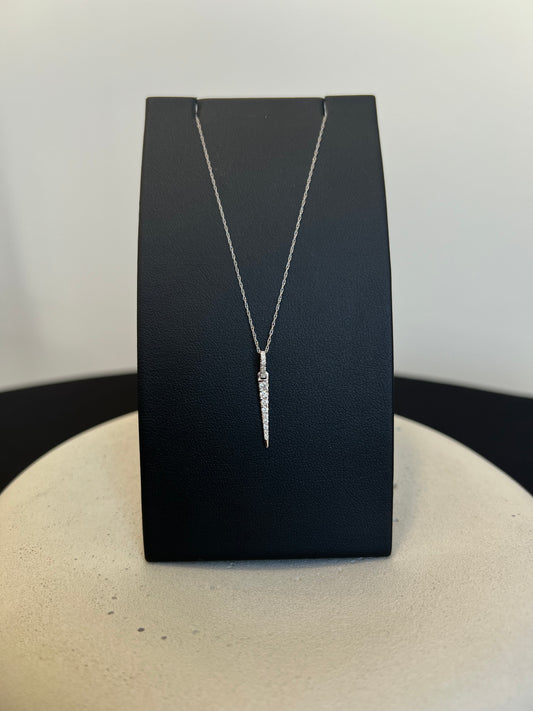 Diamond Spear Necklace