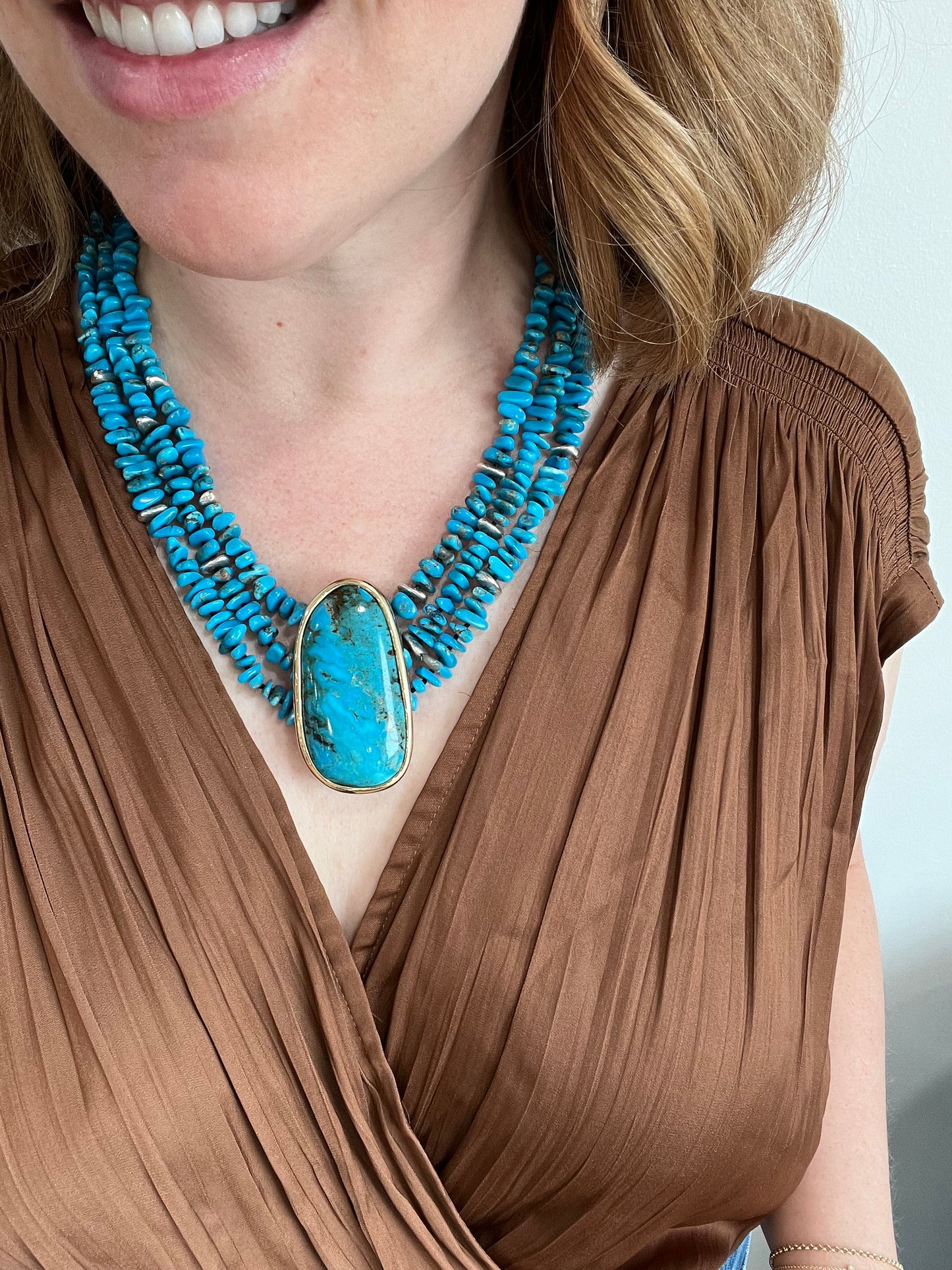 Turquoise Statement Pendant