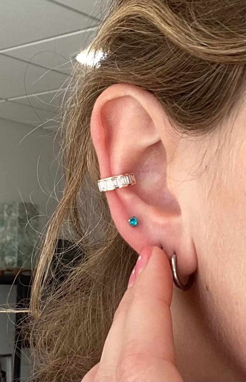 Baguette Diamond Ear Cuff