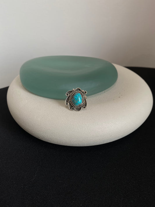 Turquoise and Sterling Silver Ring