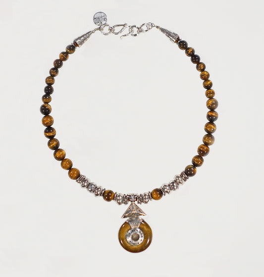 Tiger Eye Necklace with Pendant
