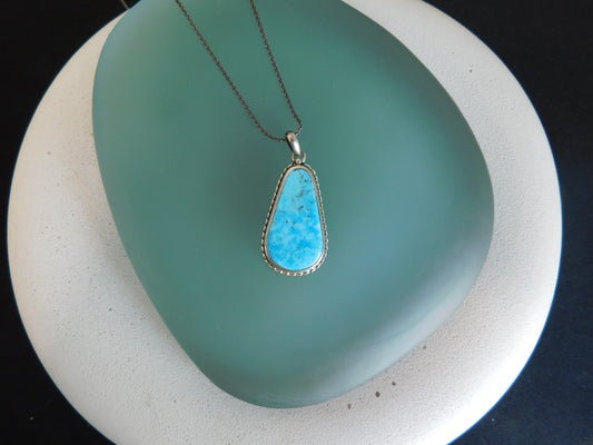 Kingman Bright Blue Pendant