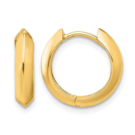 14kt Gold Hinged Hoop
