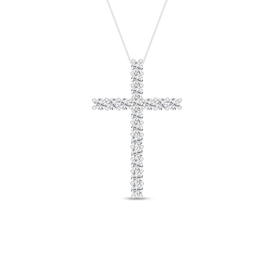 Lab Diamond Cross Pendant