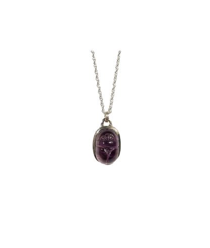 Amethyst Scarab Pendant