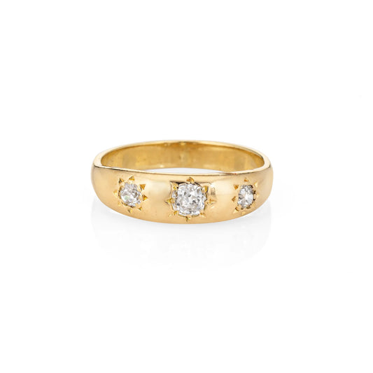 Star Set Diamond Band
