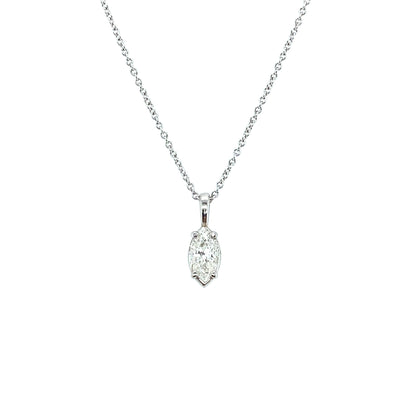 Marquise Diamond Pendant