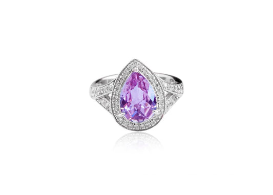 Pink Gem Cocktail Ring