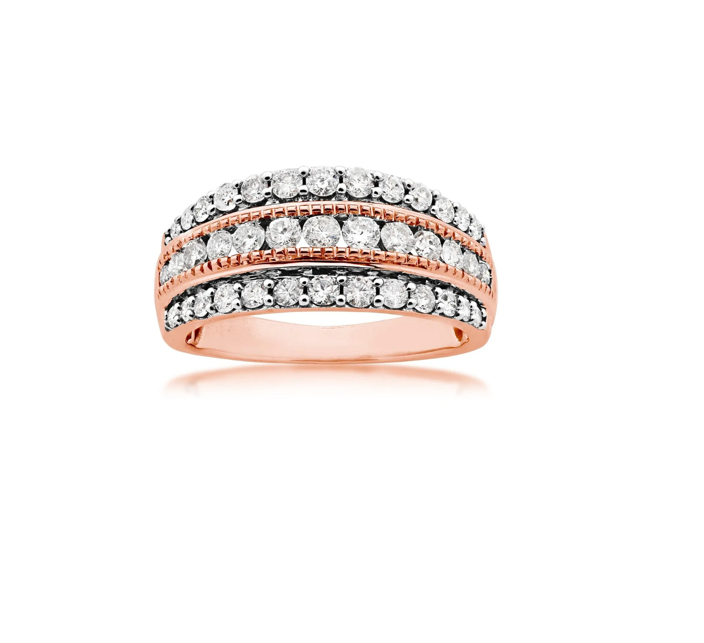 Rose Gold Diamond Band