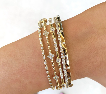 Diamond  Bangle Bracelet