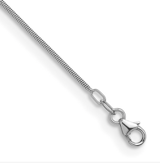 White Gold Snake Chain