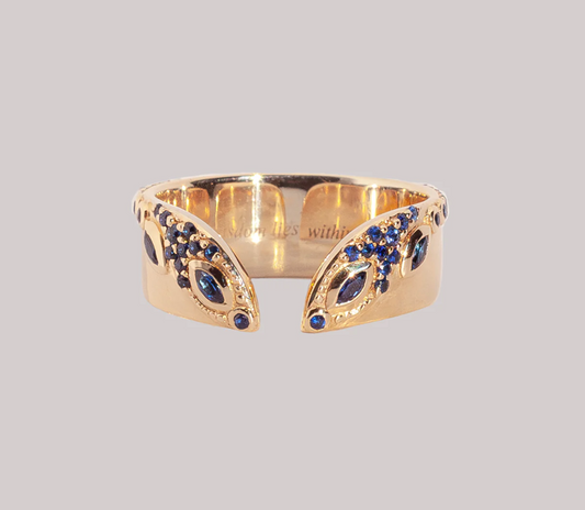 Edoria Ring in Blue Sapphire