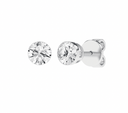 2 CT Seamless Diamond Studs