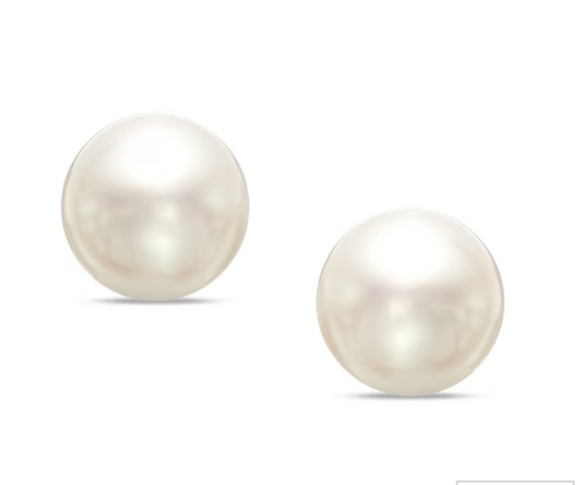 Large Freshwater Pearl Studs