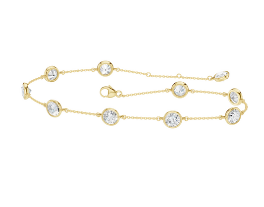 Station Bracelet - Lab Diamonds