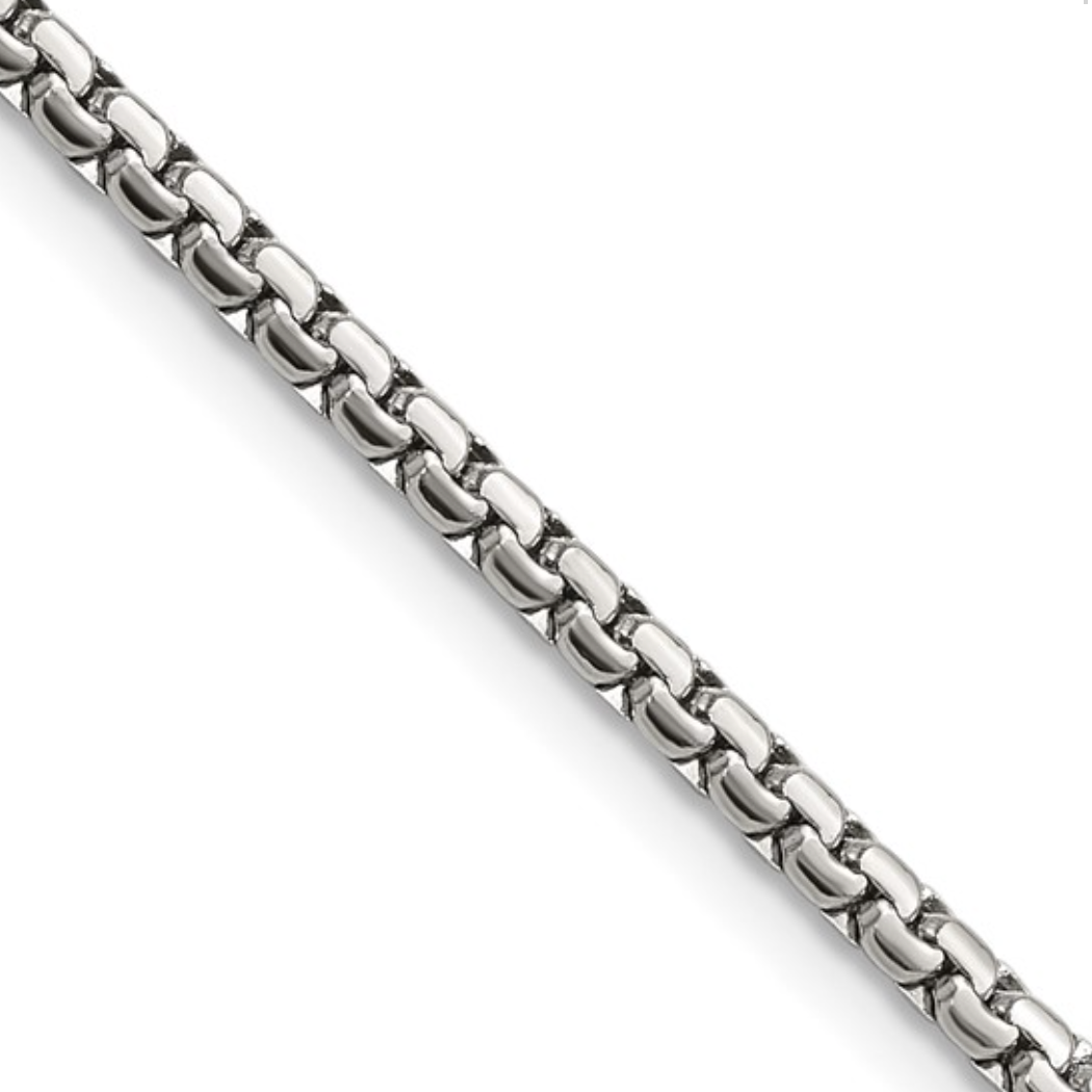 Stainless Steel 18" Box Chain