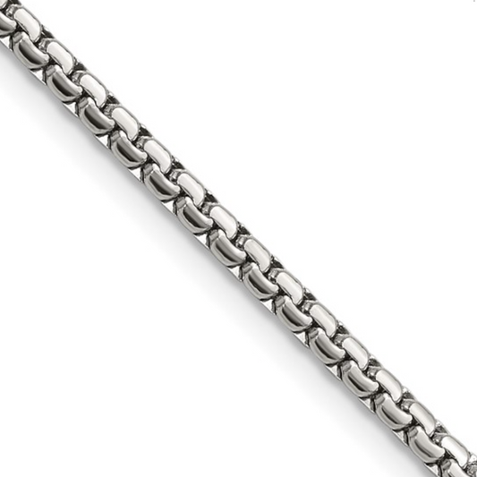 Stainless Steel 18" Box Chain