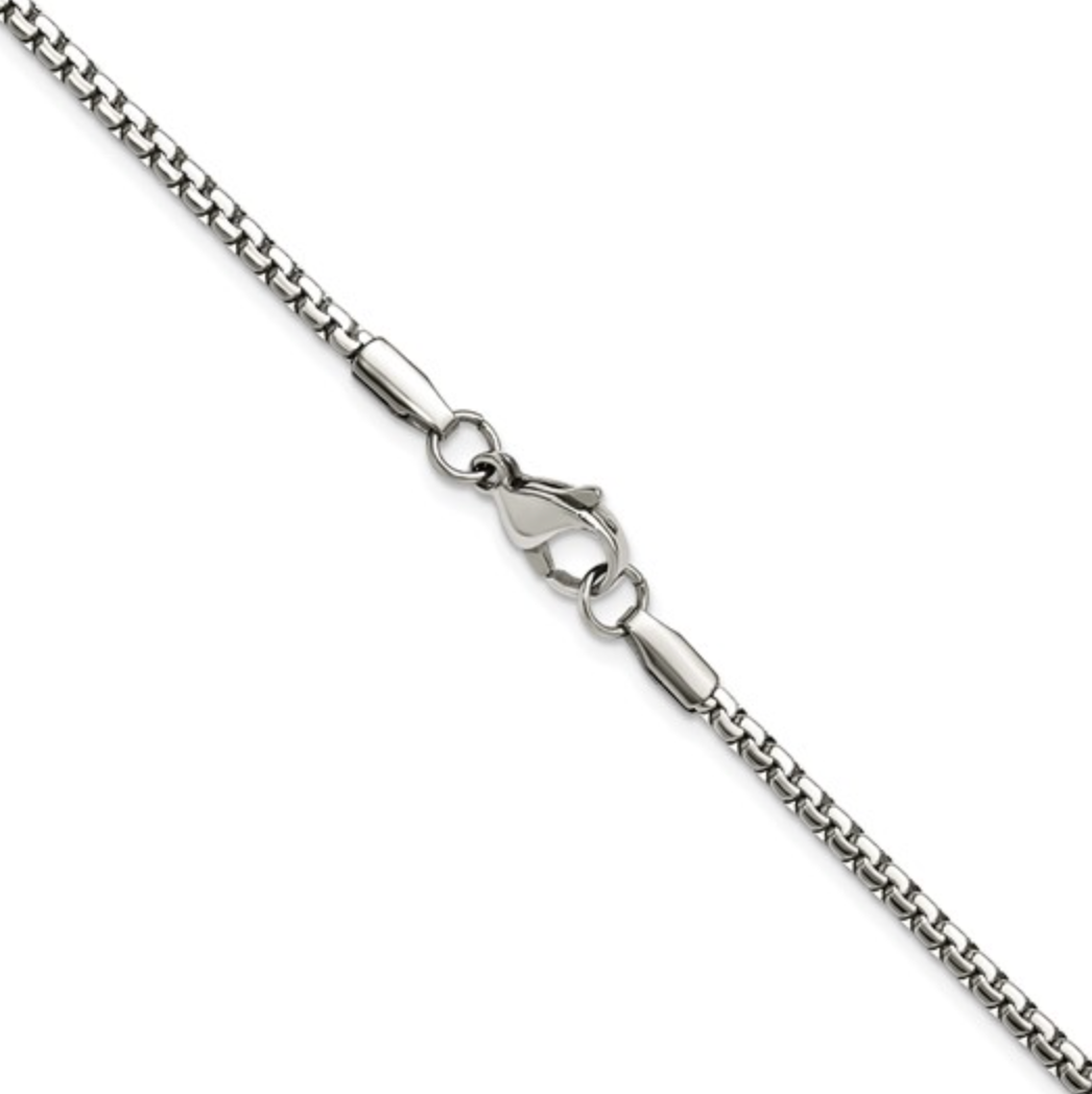 Stainless Steel 18" Box Chain