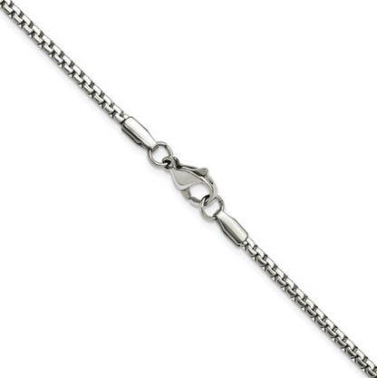 Stainless Steel 18" Box Chain