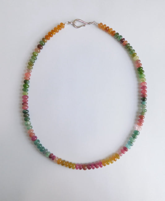Tourmaline 18kt White Gold Candy Necklace