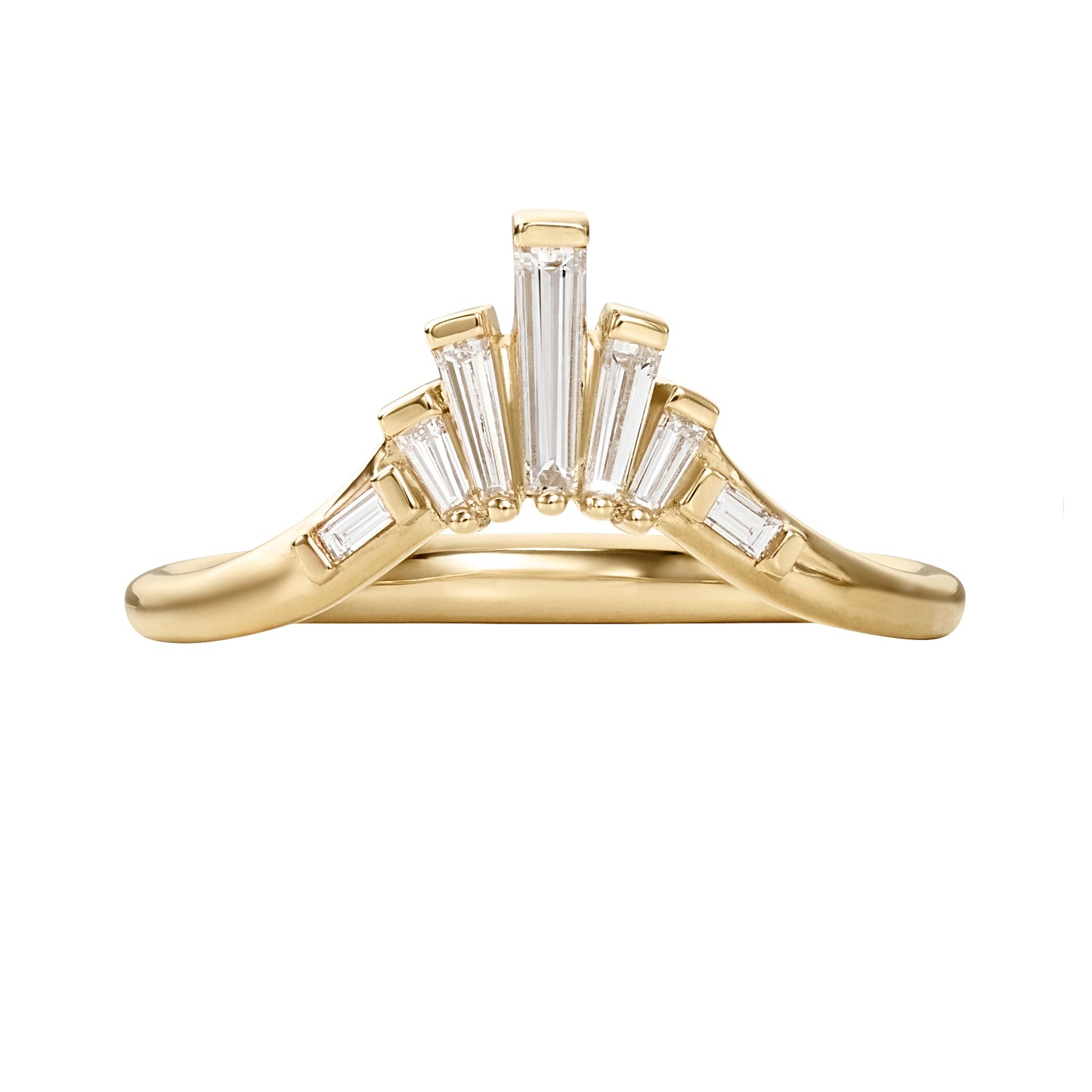 Diamond Baguette Nesting Ring