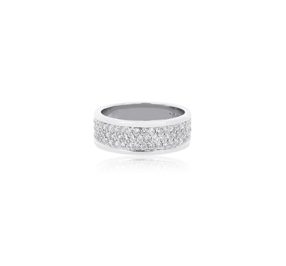 Wide Diamond Band