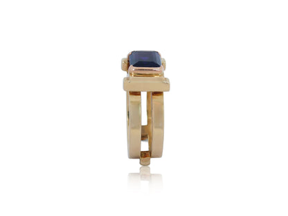 Mid Century Estate Amethyst Gold Ring