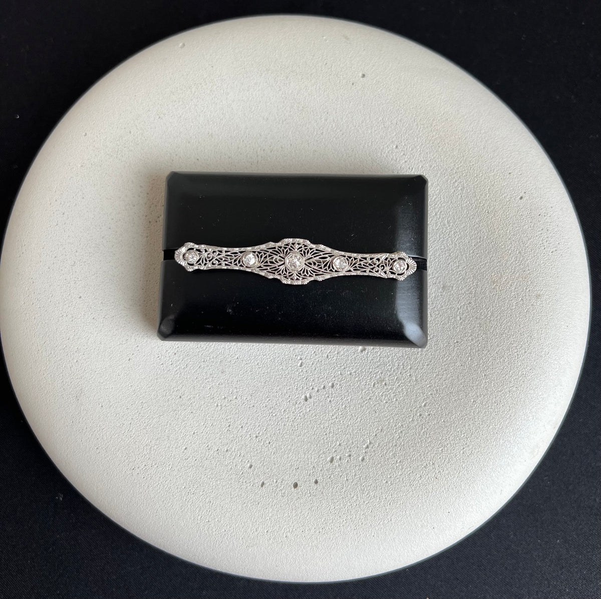Antique Edwardian Diamond Brooch