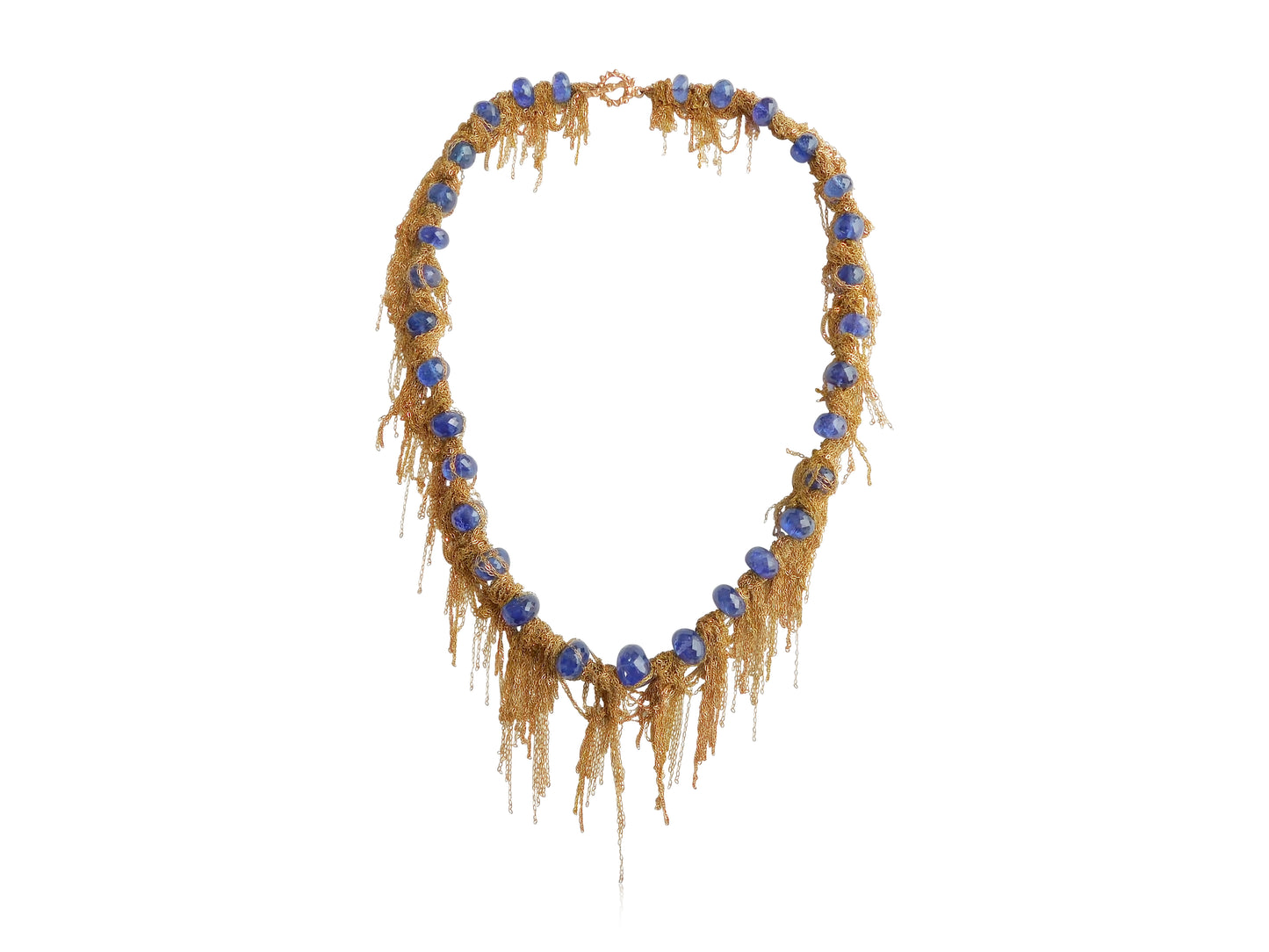Tanzanite Fringe Necklace