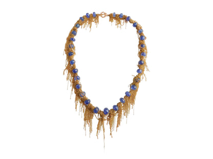 Tanzanite Fringe Necklace