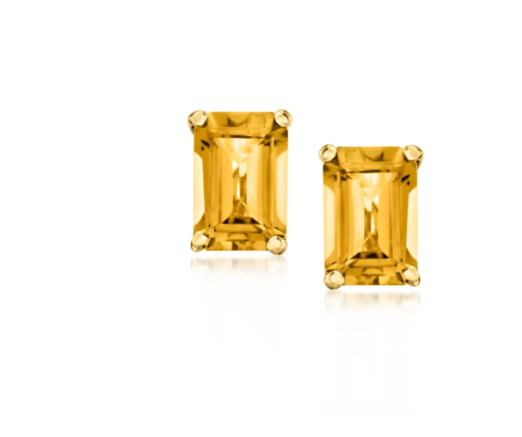 Exotic India Faceted Citrine Earrings For Women - Sterling Silver  (Multicolor) : Amazon.in: Fashion