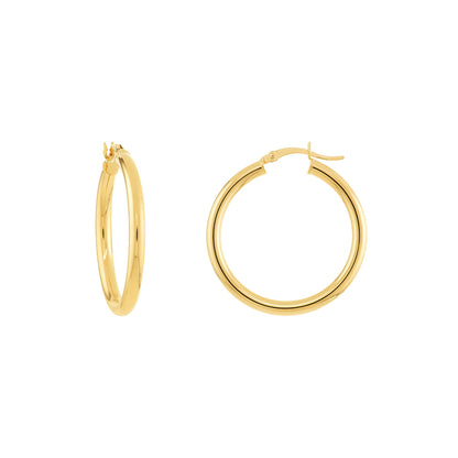 Gold Classic Hoop Earrings