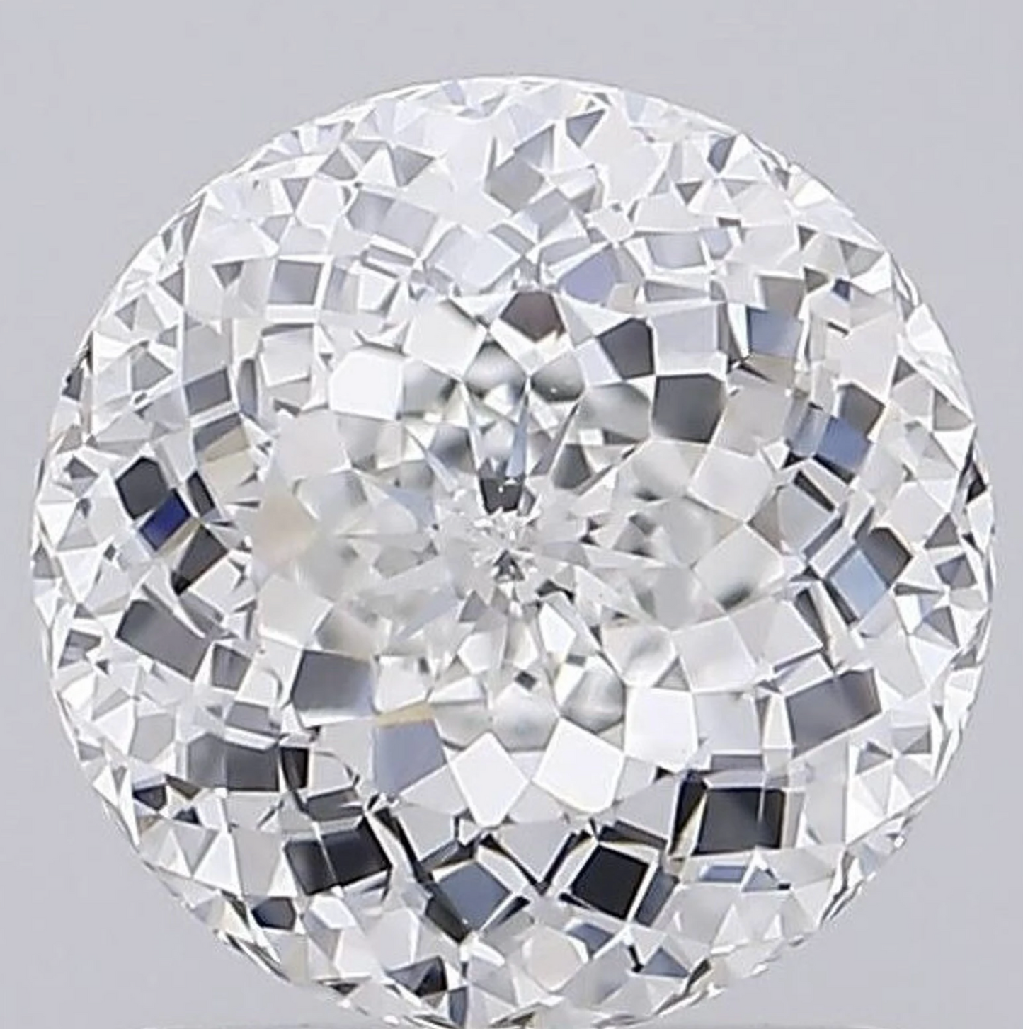 Platinum Portuguese Cut Lab Diamond Studs