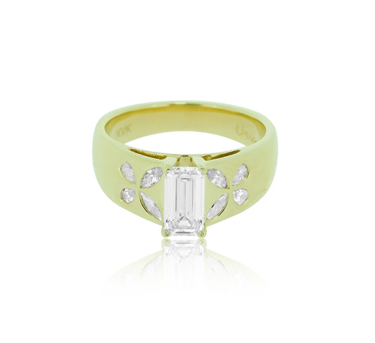 Butterfly Diamond Ring