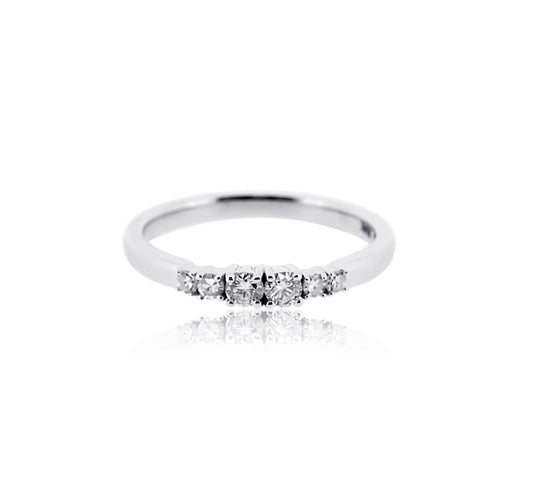 Six Diamond Ring Band
