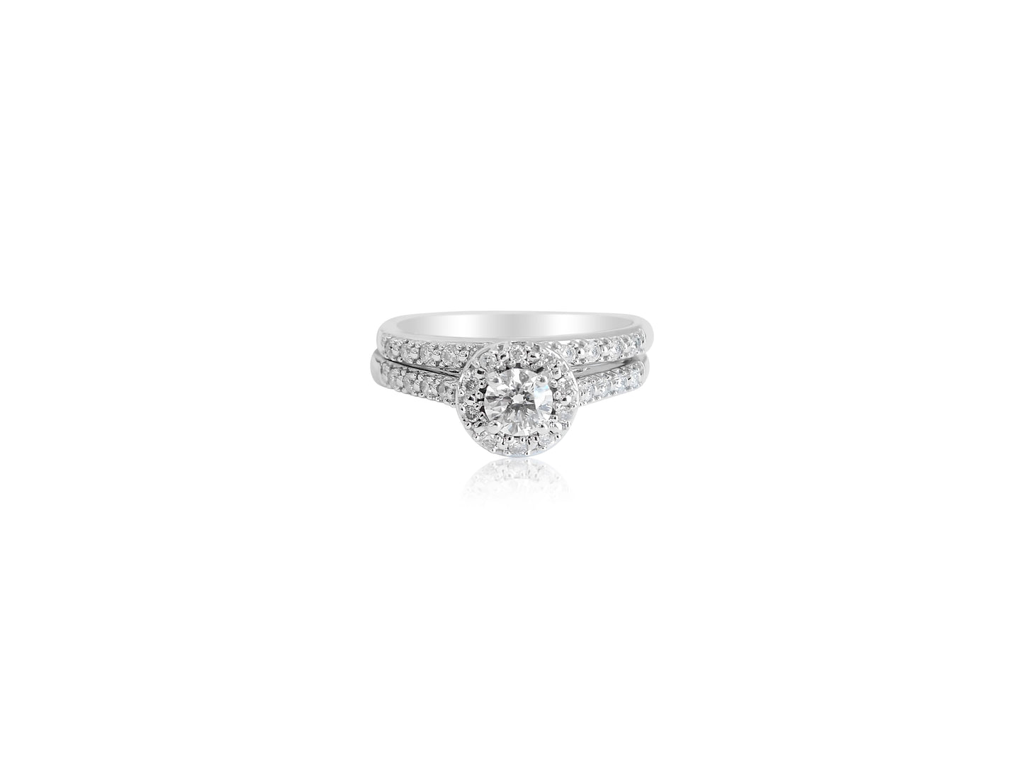 Classic Diamond Halo Set